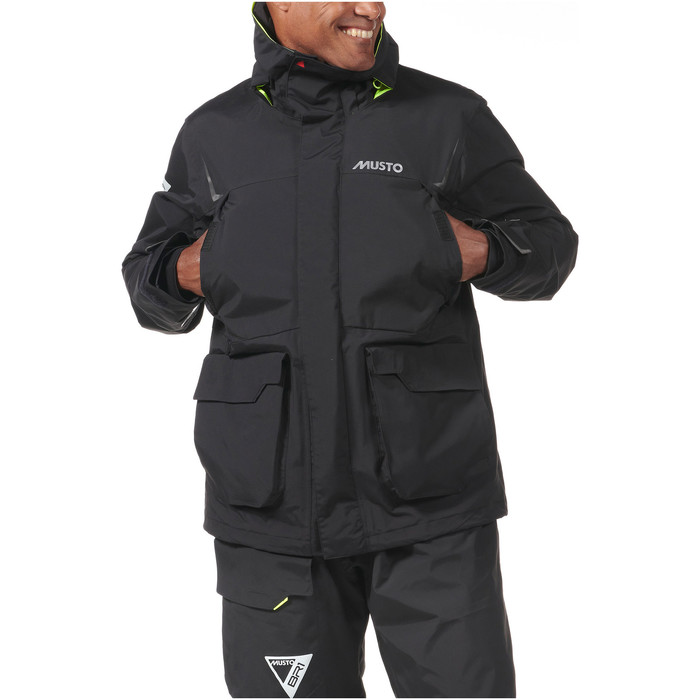 2024 Musto Mnner BR1 Channel Sailing Jacket & Trouser Combi Set 82399B - Black